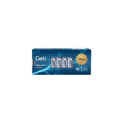 Batérie AAA (LR03) alkalická GETI 1,5V 10ks