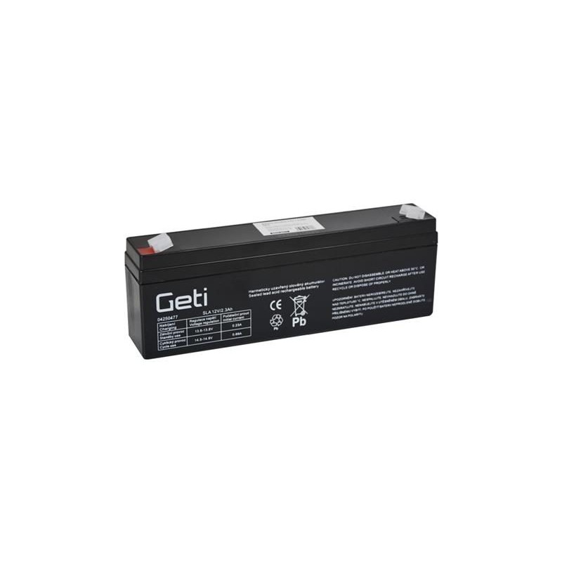 Batérie olovená 12V 2.3Ah GETI
