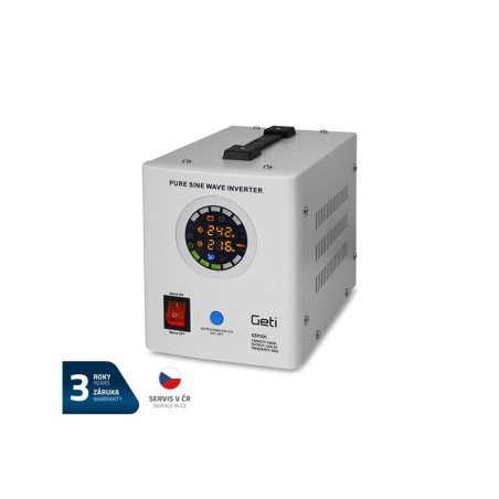 Zdroj záložný GETI GEP300 sinus 300W (500VA)