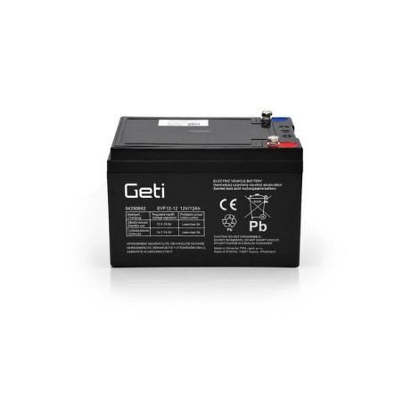 Olovená batéria 12V 12Ah GETI pre elektromotory