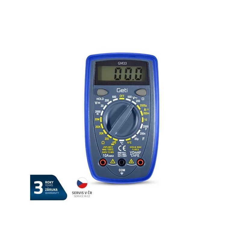 Multimeter GETI GM33C