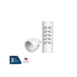 Zásuvka bezdrôtová GETI RCS112 1+1
