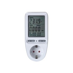 Digitálny merač spotreby elektrické energie GETI PM05 so SCHUKO zásuvkou
