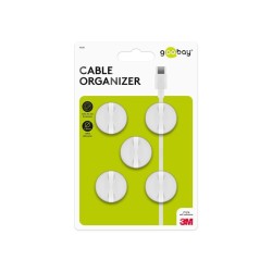Organizér na káble GOOBAY 95183 5ks White