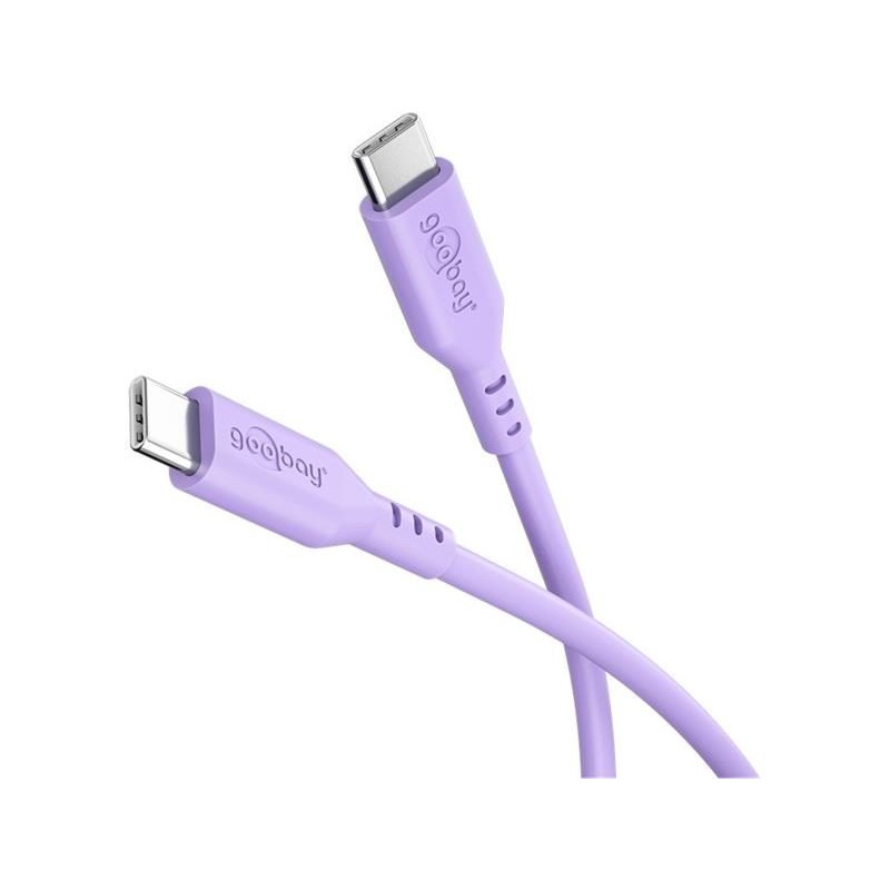 Kábel GOOBAY 77745 USB-C/USB-C 1,5m Purple