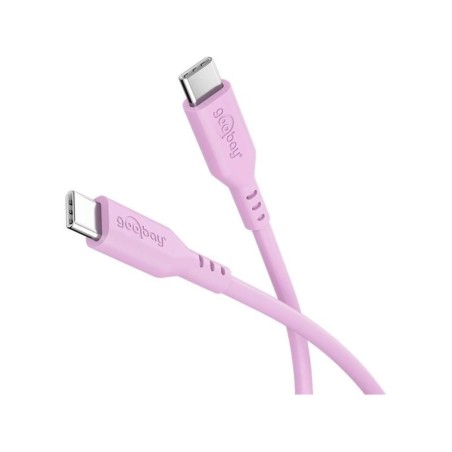 Kábel GOOBAY 77746 USB-C/USB-C 1,5m Pink