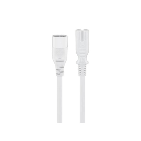 Kábel predlžovací C7/C8 GOOBAY 97200 2m White