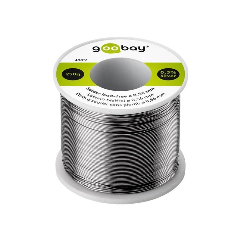 Cín 0.56mm 250g 99,3%Sn 0,7%Cu GOOBAY 40851