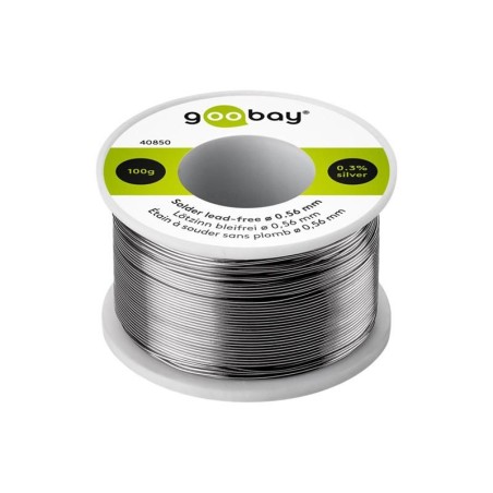 Cín 0.56mm 100g 99,3%Sn 0,7%Cu GOOBAY 40850