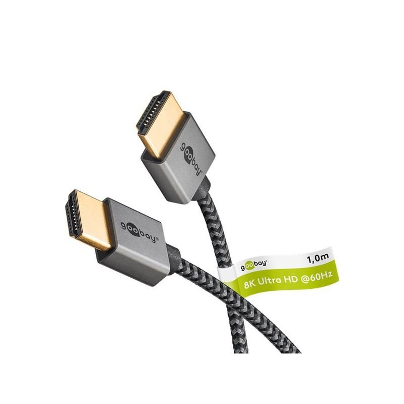 Kábel GOOBAY 75757 HDMI Slim Ultra High Speed 2.1 8K 1m