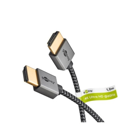 Kábel GOOBAY 75752 HDMI Slim High Speed s Ethernetom 2.0 4K 1m