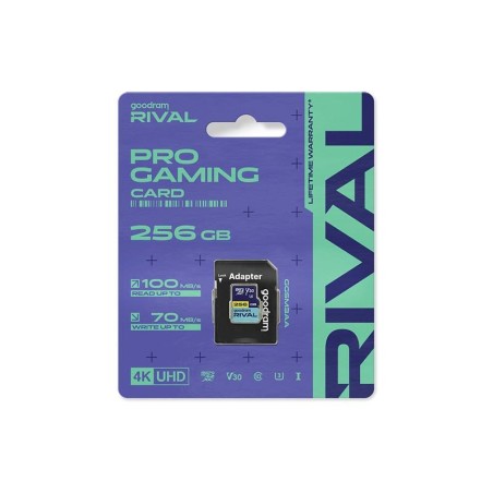 Pamäťová karta GOODRAM Rival microSD 256 GB V30 UHS-III s adaptérom