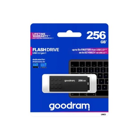 Flash disk GOODRAM USB 3.2 256GB čierny