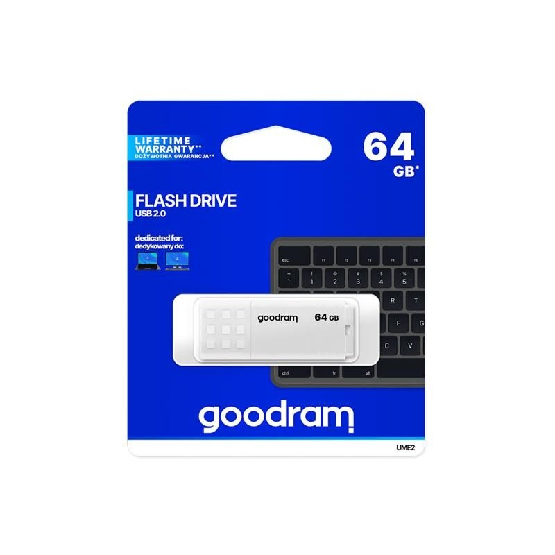Flash disk GOODRAM USB 2.0 64GB biely