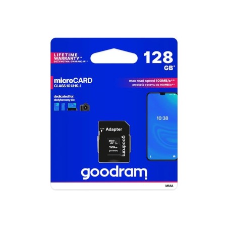 Karta pamäťová GOODRAM microSD 128GB s adaptérom