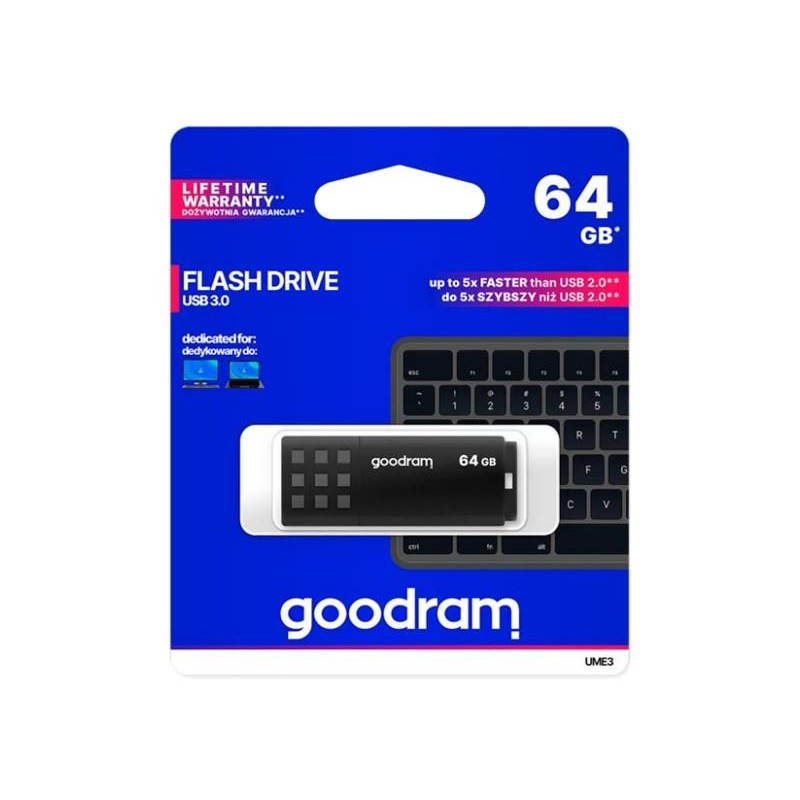 Flash disk GOODRAM USB 3.0 64GB bielo-čierny