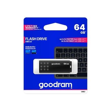 Flash disk GOODRAM USB 3.0 64GB bielo-čierny