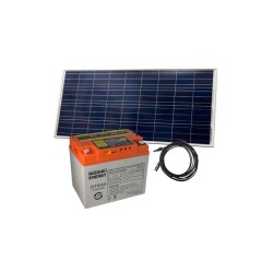 Solárny set batérie GOOWEI ENERGY OTD33 (33Ah, 12V) a solárny panel Victron Energy 115Wp/12V