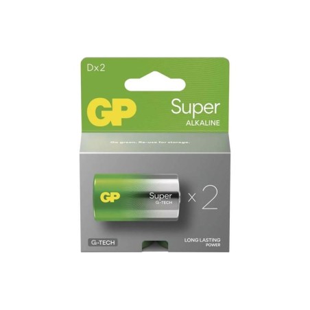 Baterie D (R20) alkalická GP Super 2ks