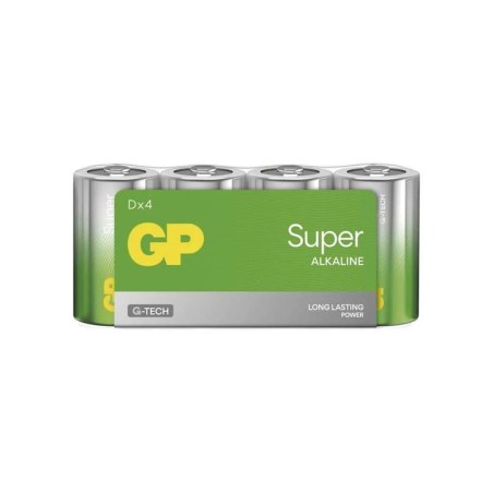 Batéria D (R20) alkalická GP Super 4ks / shrink