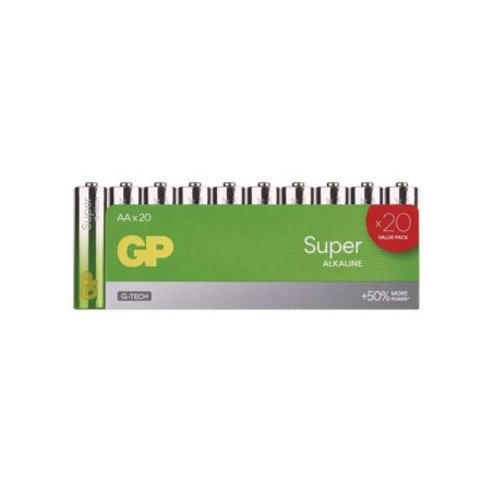Batéria AA (R6) alkalická GP Super 20ks / shrink