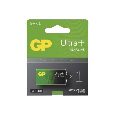 Batéria 6F22 (9V) alkalická GP Ultra Plus 9V 1ks