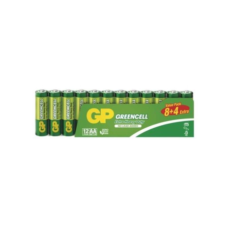 Batérie AA (R6) Zn-Cl GP Greencell 12ks