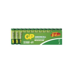 Batérie AAA (R03) Zn-Cl GP Greencell 12ks