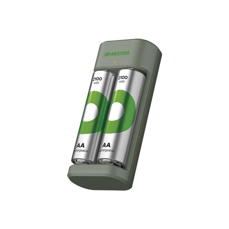 Nabíjačka batérií GP Eco E221 + 2xAA ReCyko 2100
