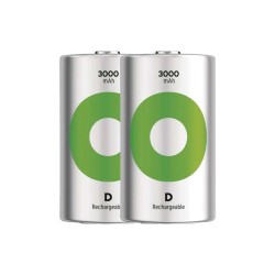 Batérie D (R20) nabíjacie 1,2V/3000mAh GP Recyko 2ks