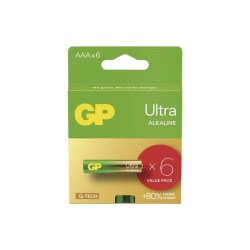 Batéria AAA (R03) alkalická GP Ultra 6ks