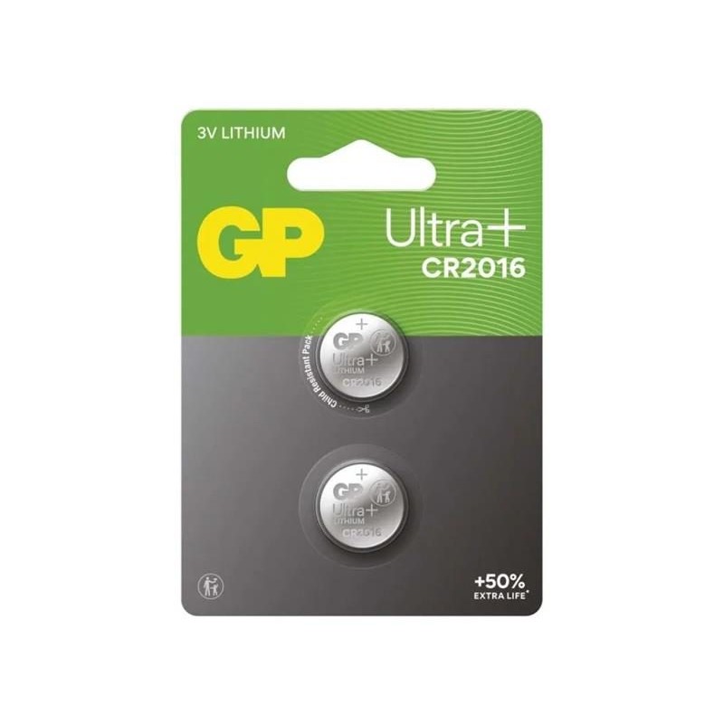 Batéria CR2016 GP Ultra Plus Lithium 2ks