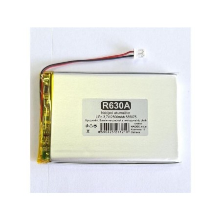 Nabíjacie batérie LiPo 3,7V/2500mAh 555075 HADEX