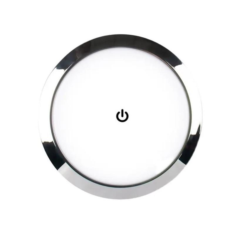 LED podhľadové svetlo do karavanu s dotykovým vypínačom 12-24V - 7,3cm