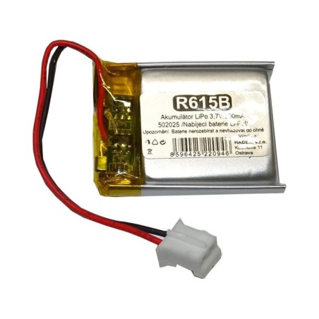 Nabíjacia LiPo batéria 3,7V/ 200mA 502025 HADEX