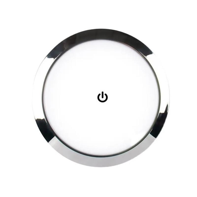 LED podhľadové svetlo do karavanu s dotykovým vypínačom, 12-24V - 18cm