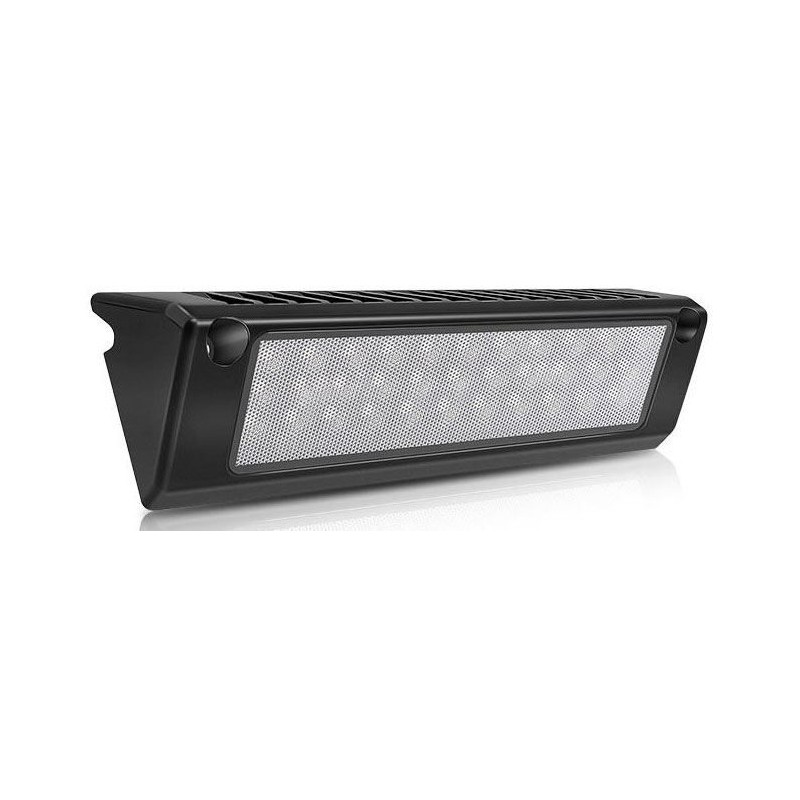 LED prídavné svetlo 10-30V/60x LED šikmé na karavany alebo lode čierne