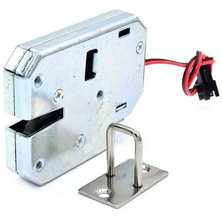 Elektrický zámok XG-07C 12VDC 1,8A strieborný
