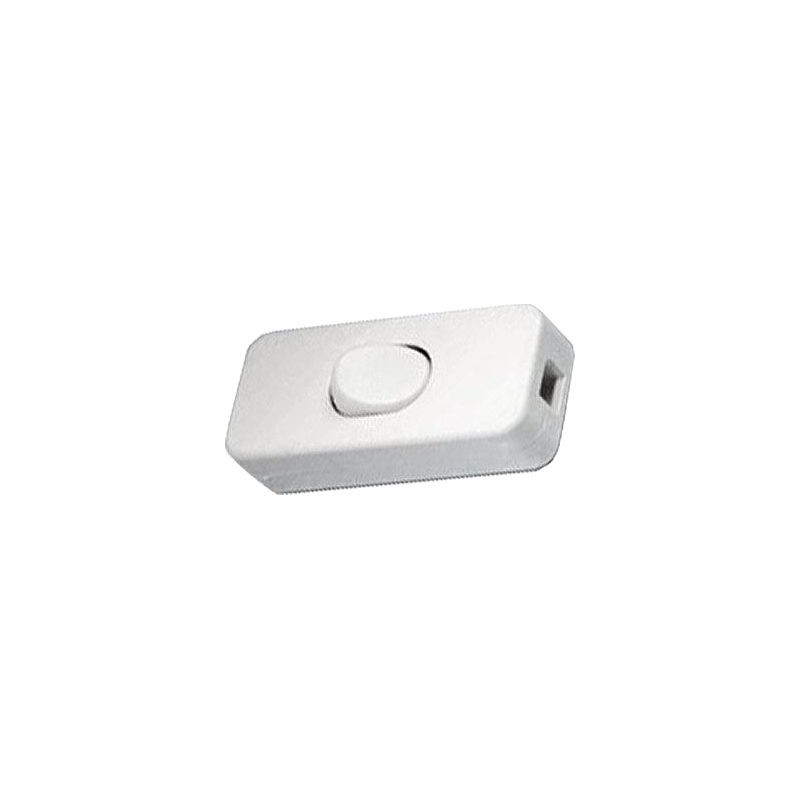 Vypínač mezišňůrový 250V/2A biely HADEX