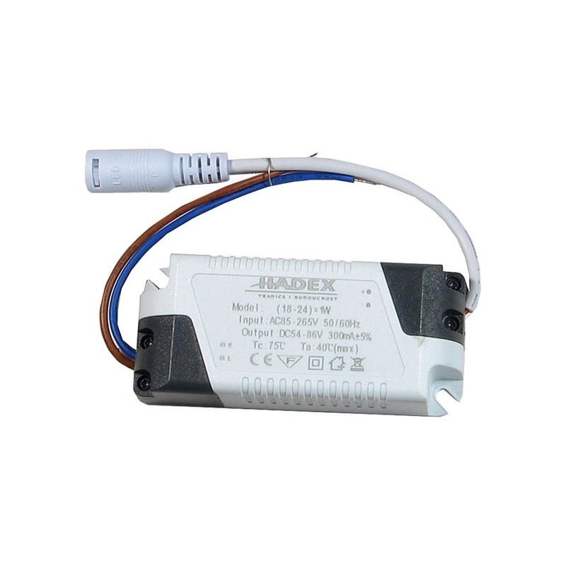 Zdroj pre LED 18-24W, 54-86V/300mA G076B