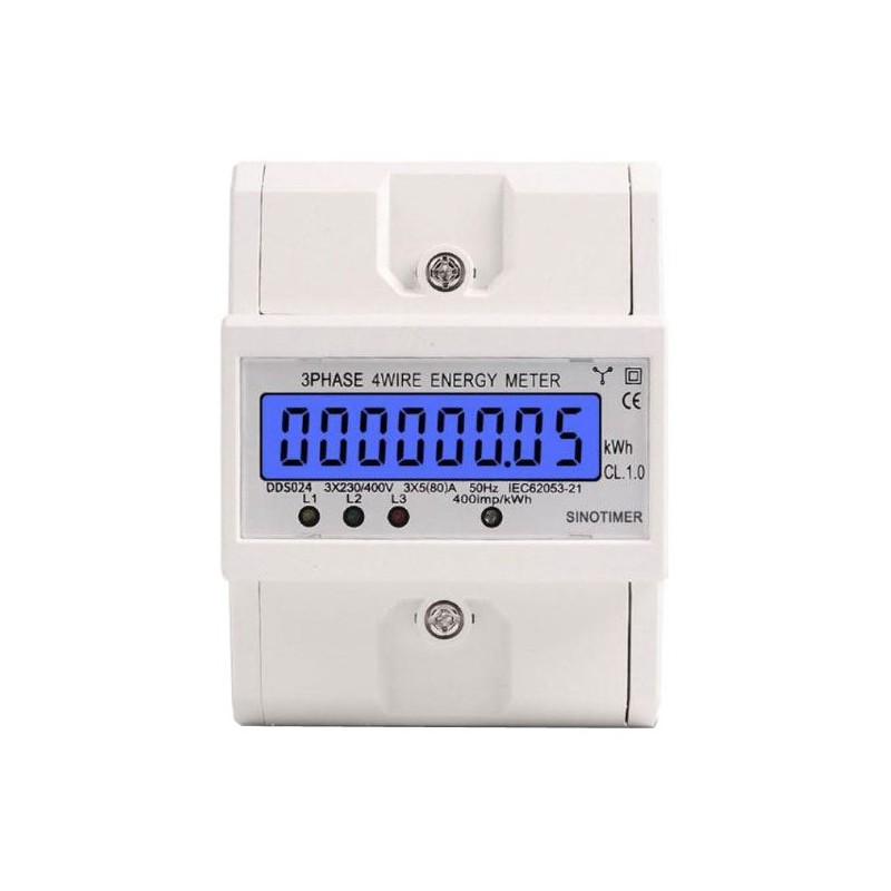 Elektromer 3F na DIN DDS024