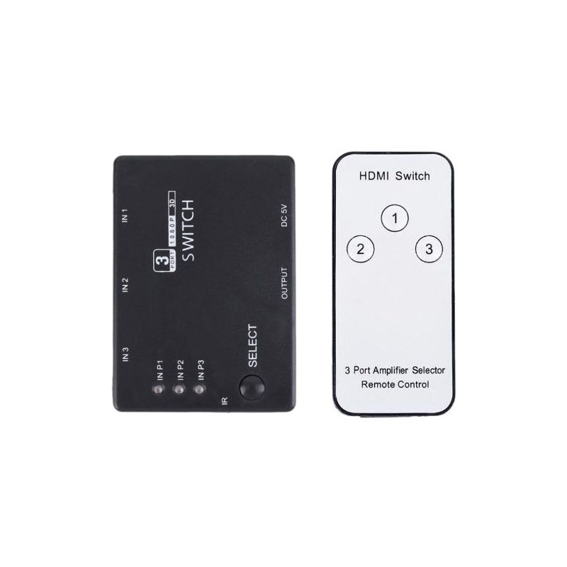Prepínač 3x HDMI - 1x HDMI HADEX PS3