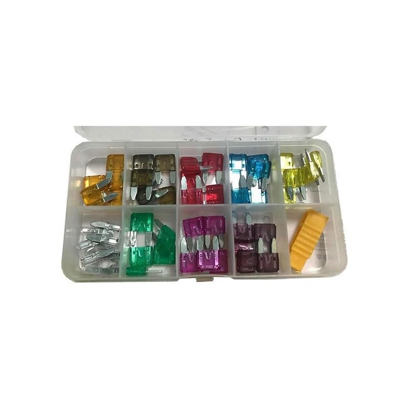 Poistka auto sada 11x16mm 5-40A, 45ks