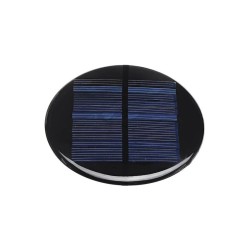 Solárny panel mini 5V/110mA, polykryštalický, priemer 90mm