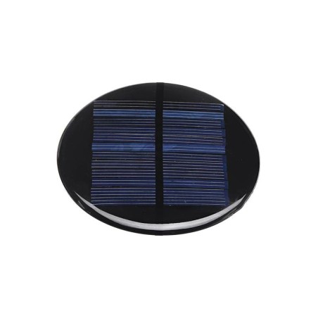 Solárny panel mini 5V/110mA, polykryštalický, priemer 90mm