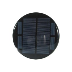 Solárny panel mini 5V/200mA, polykryštalický, priemer 110mm