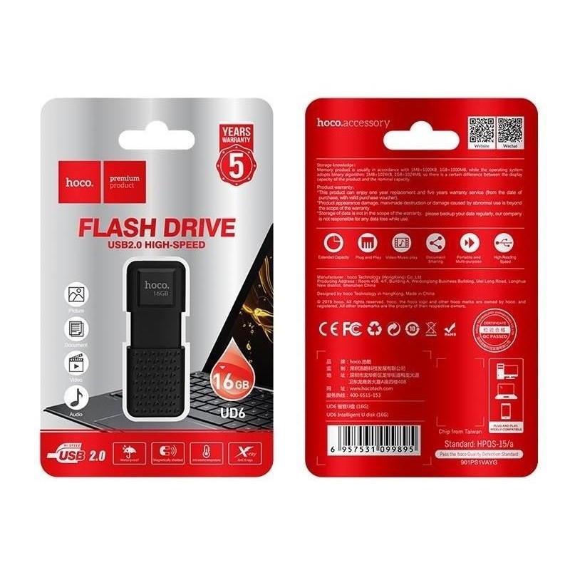 HOCO UD6 USB 2.0 16GB flash disk