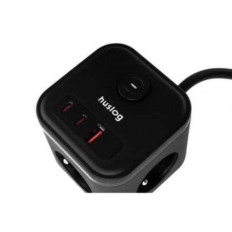 Predlžovací kábel HUSLOG 20W Black 1,5m