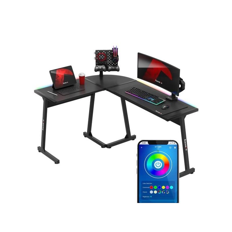HUZARO Hero 6.0 RGB Black Corner 147cm
