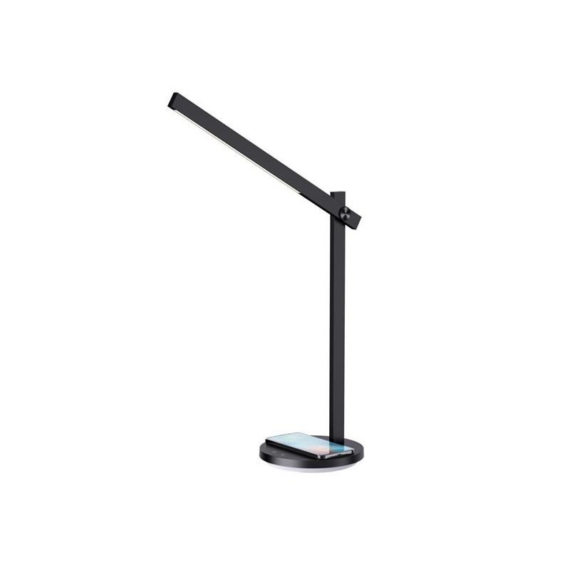 Lampa stolná IMMAX Beam 08969L s bezdrôtovým nabíjaním Qi a podsvietením